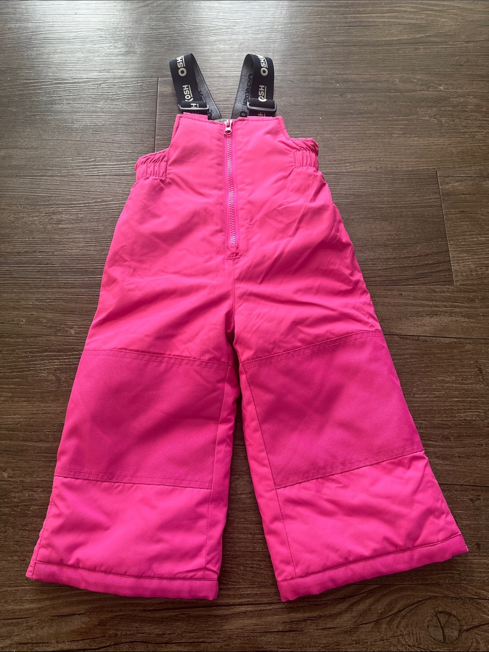 Oshkosh Baby Girl Snow Bib Pants - Hot Pink Size 24 Months